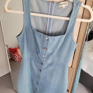 Cute denim mini dress